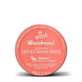 Woohoo All Natural Deodorant Paste, Citrus and Floral - URBAN  60g