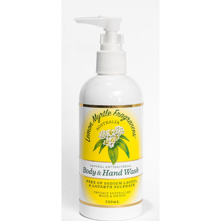 Lemon Myrtle Fragrances Hand and Body Wash  250ml pump