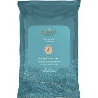 WOTNOT Ultra hydrating Facial wipes 25 pack