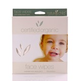 NATURE'S CHILD Face Wipes/Washers - Pkt 2 - 100% CERTIFIED ORGANIC COTTON