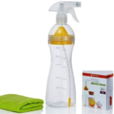FULL CIRCLE Come Clean, Natural Cleaning Solutions  Spray Bottle and DIY Cleaning Recipe Book