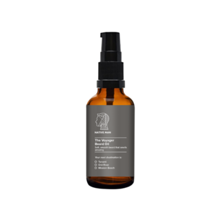 NATIVE MAN The Voyager Beard & Hair Oil 30ml - Mission Beach Cool and Spicy Scent