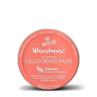 Woohoo All Natural Deodorant Paste, Citrus and Floral - URBAN  60g