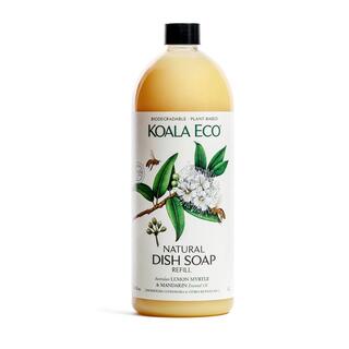 KOALA ECO All Natural Dish Soap 1L REFILL- with Pure Australian LEMON MYRTLE and MANDARIN Essential Oil
